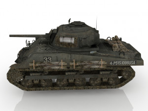 WWII Tank USA 3Dモデル