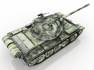 T-55 - Soviet medium tank 3D Model 3D
