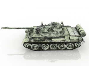 T-55 - Soviet medium tank 3D 3D Model