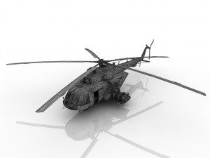 Military Helicopter 3D 3D-Modell