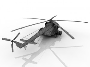 Military Helicopter 3D 3D-Modell