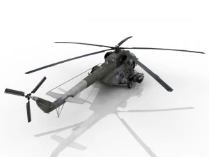 Military Helicopter 3D 3D Model