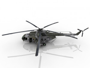 Military Helicopter 3D 3D-Modell