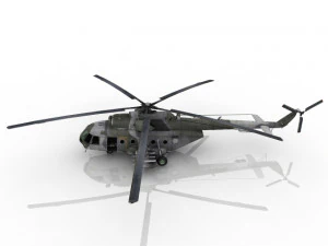 Military Helicopter 3D 3D Model