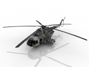 Military Helicopter 3D 3D Model