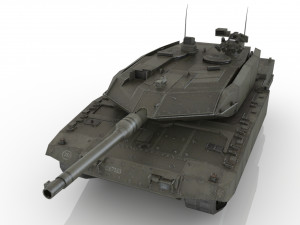 German tank from World War II Modelo 3D