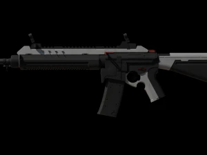 Gun-MR15 3D Model