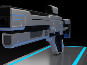 The SciFi Weapon 3D Модель