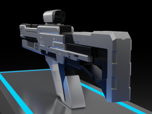 The SciFi Weapon 3D Модель