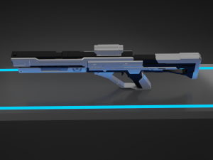 The SciFi Weapon 3D Модель