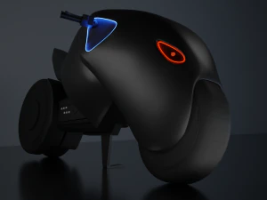 SciFi-Moto 3D Model