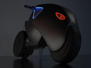 SciFi-Moto 3D Model
