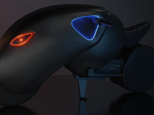 SciFi-Moto 3D Model