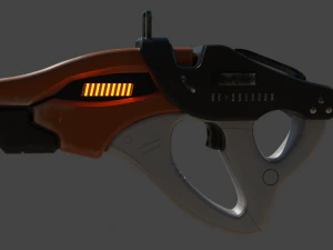 Тяжелый пистолет 3D Модель