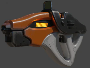 Heavy Pistol 3D Model