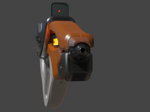 Heavy Pistol 3D Model