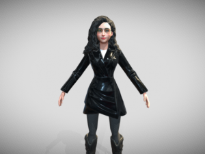 3d female character Modèle 3D
