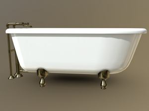 Bathtub Clawfoot Modèle 3D