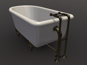 Bathtub Clawfoot Modèle 3D
