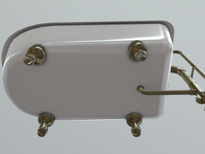 Bathtub Clawfoot Modèle 3D