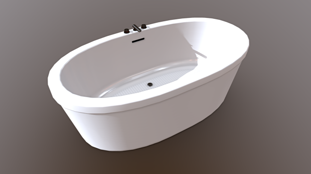 Bathroom Pearl Model 3D .c4d .max .obj .3ds .fbx .stl .blend 