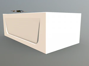 K&uuml;vet Dikd&ouml;rtgen 3D Model