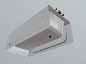 Bathtub Rectangular Model 3D
