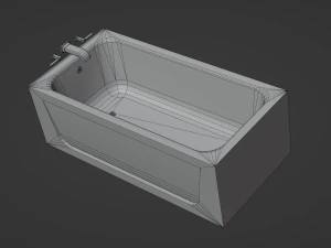 K&uuml;vet Dikd&ouml;rtgen 3D Model