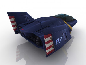 Spaceship 3D-Modell