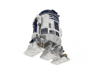 R2D2Guerre Stellari Modello 3D