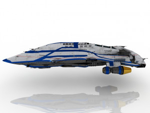 Spaceship Fantasy 3D Model 3D