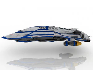 Spaceship Fantasy 3D 3D Model