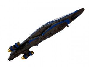 Spaceship Fantasy 3D Model 3D