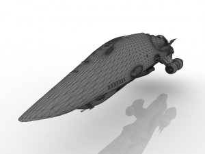 Spaceship Fantasy 3D Model 3D