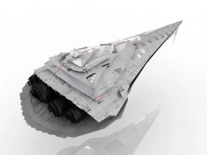 Space Cruiser STAR WARS 3D Model