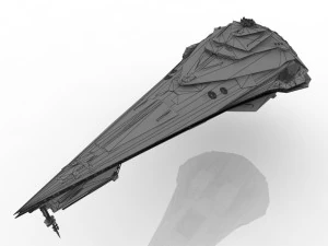 Space Cruiser STAR WARS 3D Model