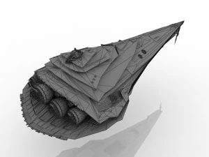 Space Cruiser STAR WARS 3D Model