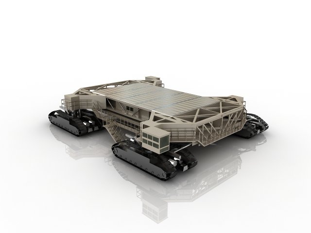 Space argo Platform 3D Model .c4d .max .obj .3ds .fbx .stl .blend