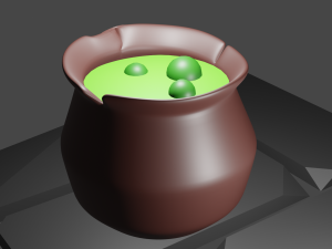 The witchs cauldron 3D Model