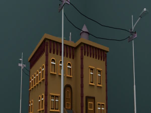 Of Building which is Render as well 3D Model