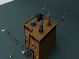 Of Building which is Render as well 3D Model