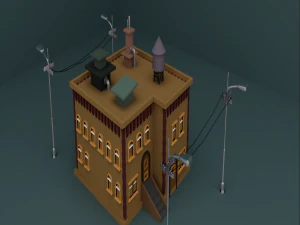 Of Building which is Render as well 3D Model
