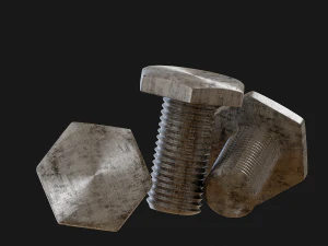 Шестигранний гвинт 3D Модель