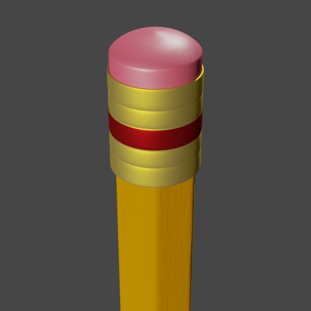 Pencil 3D 모델 .c4d .max .obj .3ds .fbx .stl .blend