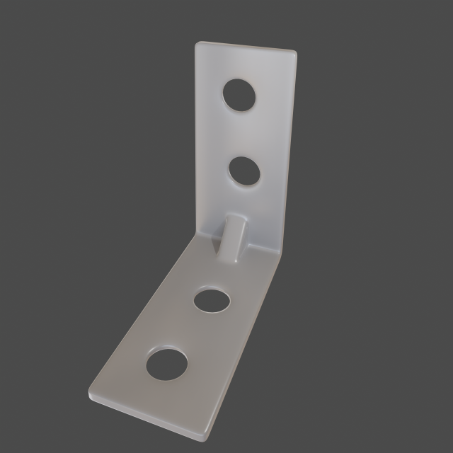 Fixing Bracket 3D Model .c4d .max .obj .3ds .fbx .stl .blend 