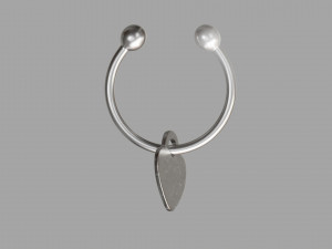 Pendant with heart Modelo 3D
