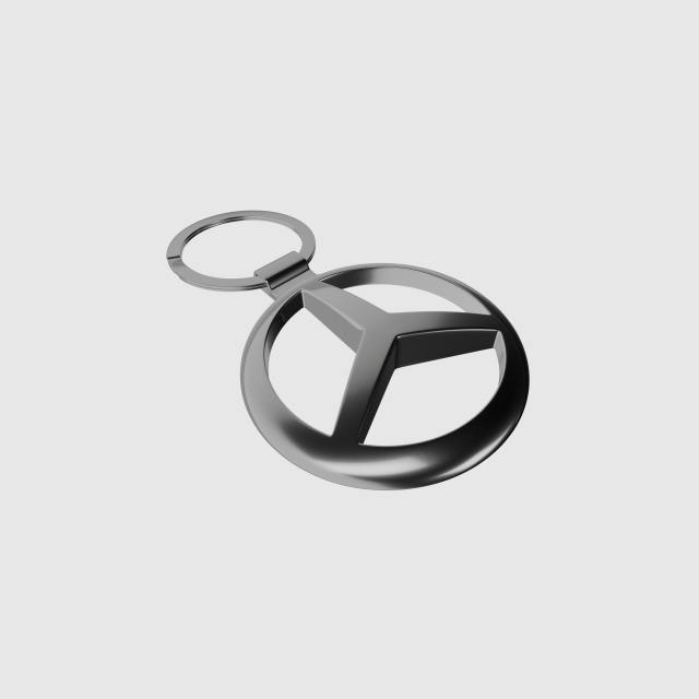 Keyring mercedes benz Model 3D .c4d .max .obj .3ds .fbx .stl .blend