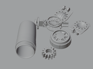 Bottle contact lenses Modello 3D