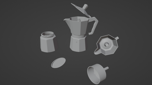 COFFEE MARKER 3D Модель .c4d .max .obj .3ds .fbx .stl .blend 