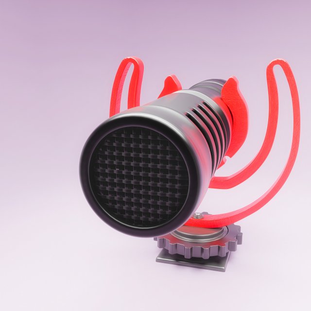 MICROPHONE 3D 모델 .c4d .max .obj .3ds .fbx .stl .blend 
